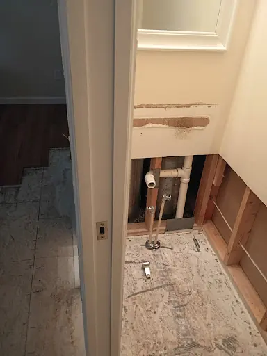 Restoration equipment on a Pittsburgh job