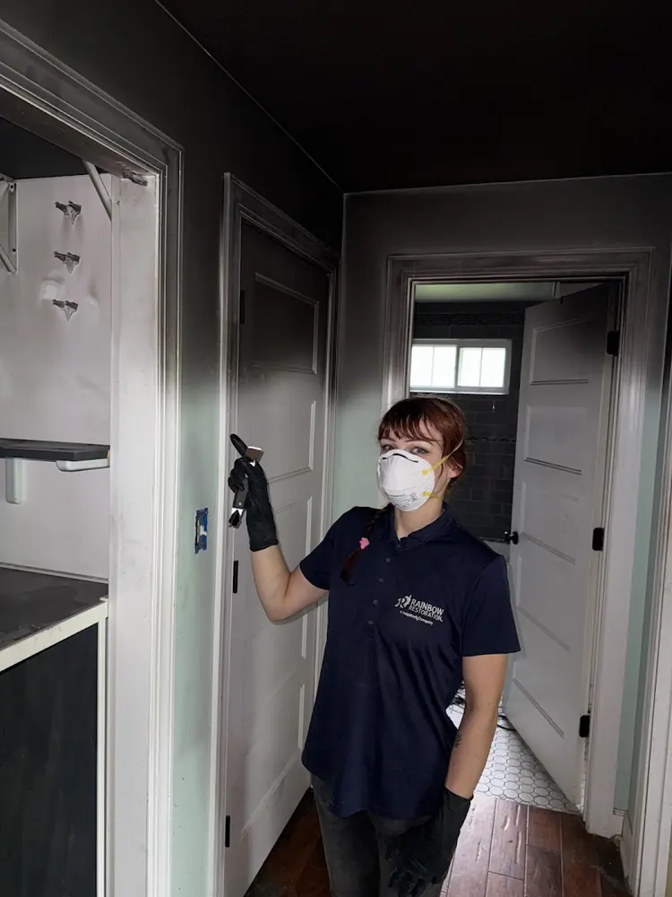 Absolute technician in protective gear on a job in Pittsburgh